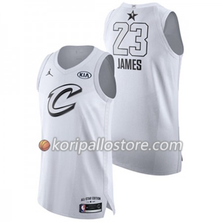 Cleveland Cavaliers LeBron James 23 2018 All Star Jordan Brand Valkoinen Miesten Pelipaidat Swingman 
